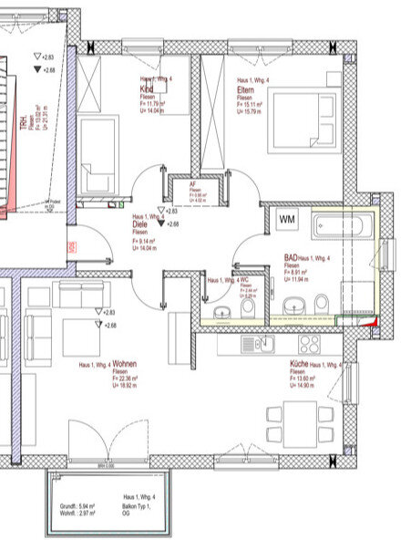 Wohnung zum Kauf provisionsfrei 619.000 € 3 Zimmer 84,3 m²<br/>Wohnfläche 1.<br/>Geschoss Agnes-Bernauer-Straße 2A Alling Alling 82239