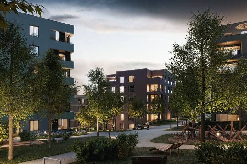 Wohnung zur Miete - Neubau 1.040 € 2 Zimmer 57,7 m² 1. Geschoss frei ab 01.07.2025 Oststadt Ravensburg 88212