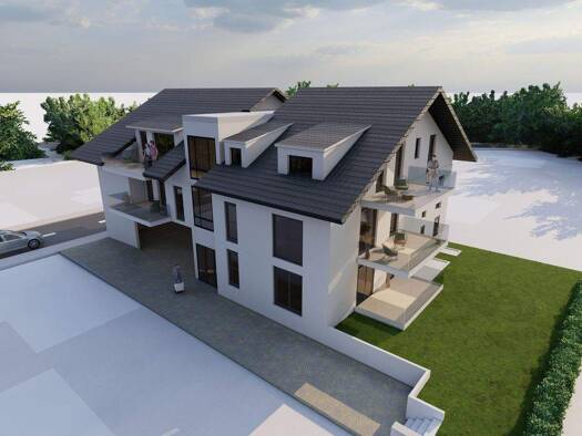 Wohnung zum Kauf - Erstbezug provisionsfrei 437.980 € 3 Zimmer 82,7 m² 2 Geschosse frei ab 01.09.2027 Peterstraße 14 Lorsch 64653