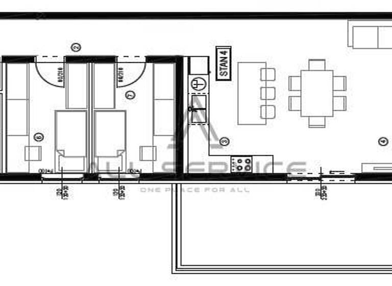 Wohnung zum Kauf 300.000 € 3 Zimmer 94 m² 2. Geschoss Kastel Luksic, Kastela Kastela
