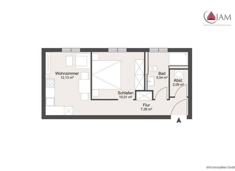 Wohnung zum Kauf 219.000 € 2 Zimmer 37,1 m² 3. Geschoss Geleitstraße 60 Kaiserlei Offenbach 63067