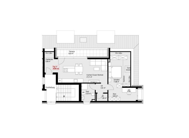 Wohnung zum Kauf 3 Zimmer 68,8 m² Kufstein 6330