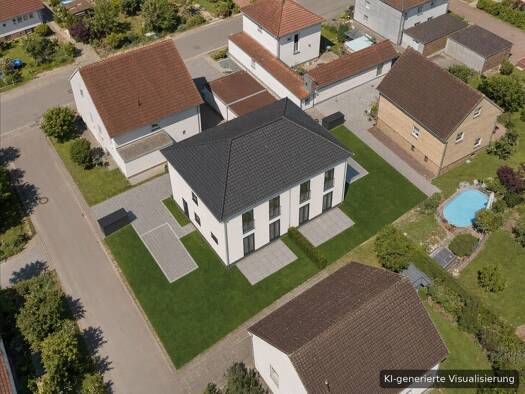Doppelhaushälfte zum Kauf - Erstbezug provisionsfrei 704.783 € 5 Zimmer 127 m² 258 m² Grundstück Hallerstraße 1 Eltersdorf Erlangen 91058