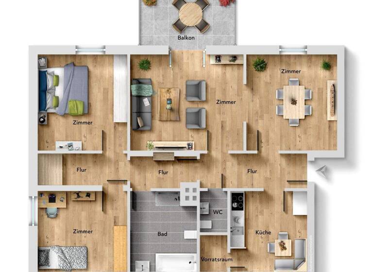 Wohnung zum Kauf 239.000 € 4,5 Zimmer 102,4 m² Drewer Marl 45772