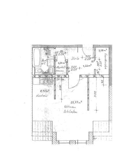 Wohnung zur Miete 280 € 1 Zimmer 51 m² frei ab sofort Oelsnitz Oelsnitz 08606