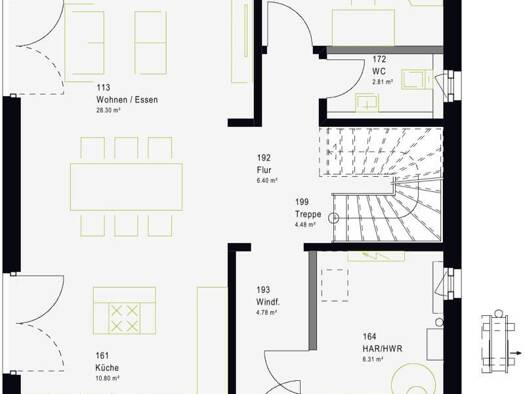 Einfamilienhaus zum Kauf 1.326.119 € 4 Zimmer 400 m² 600 m² Grundstück Unterbilk Düsseldorf 40219