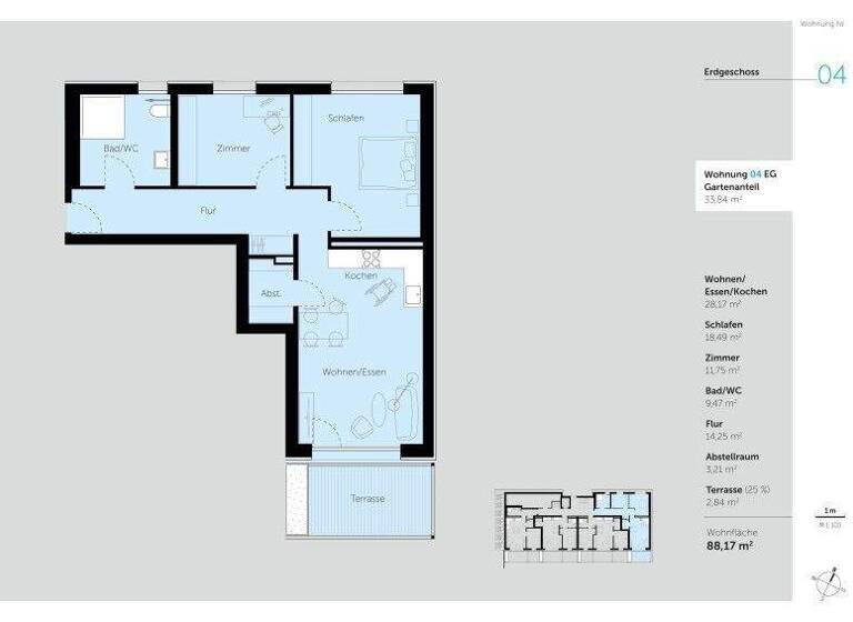 Wohnung zum Kauf provisionsfrei 493.000 € 3 Zimmer 88,2 m² Aalen 73430