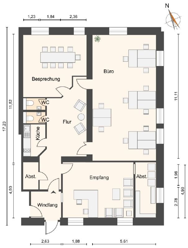 Wohnung zum Kauf 435.000 € 6 Zimmer 177,8 m²<br/>Wohnfläche Bad Nauheim - Kernstadt Bad Nauheim 61231