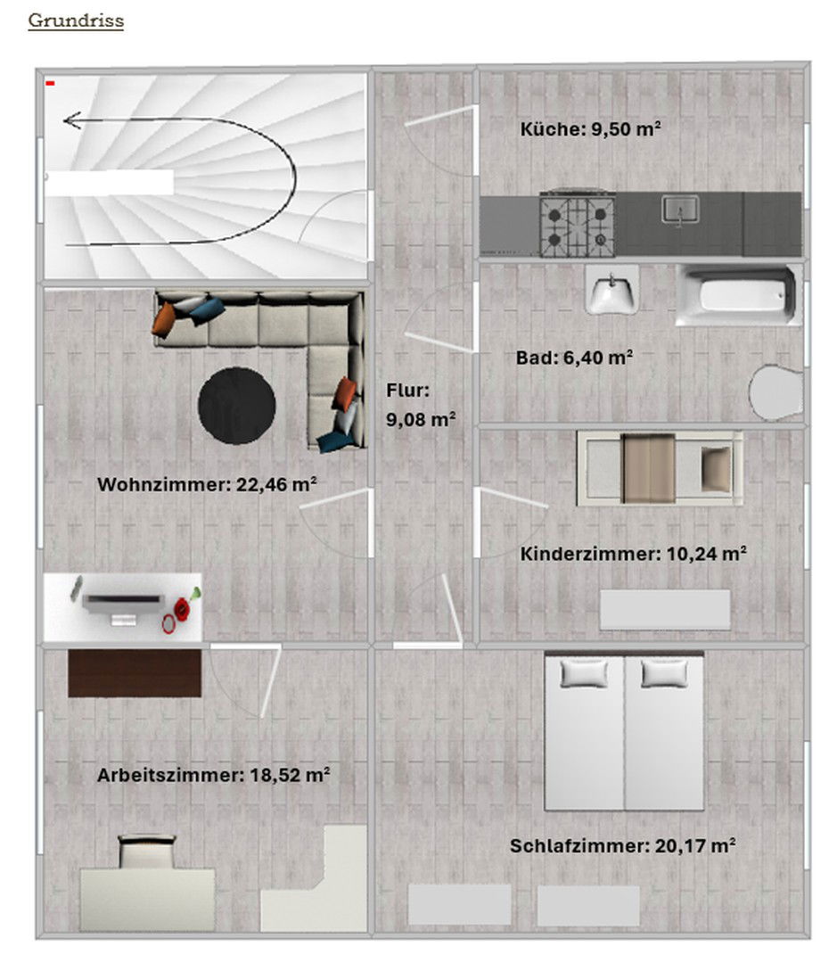 Wohnung zum Kauf provisionsfrei 209.000 € 4 Zimmer 96,4 m²<br/>Wohnfläche 3.<br/>Geschoss Robert-Beltz-Str. 12 Weststadt Schwerin 19059