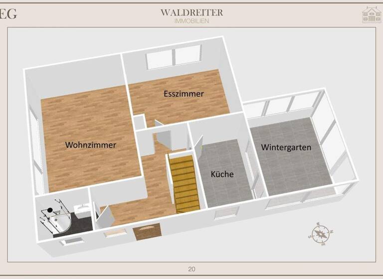 Einfamilienhaus zum Kauf 520.000 € 4 Zimmer 110 m² 1.087 m² Grundstück frei ab sofort Wetenkamp 2 Großhansdorf 22927