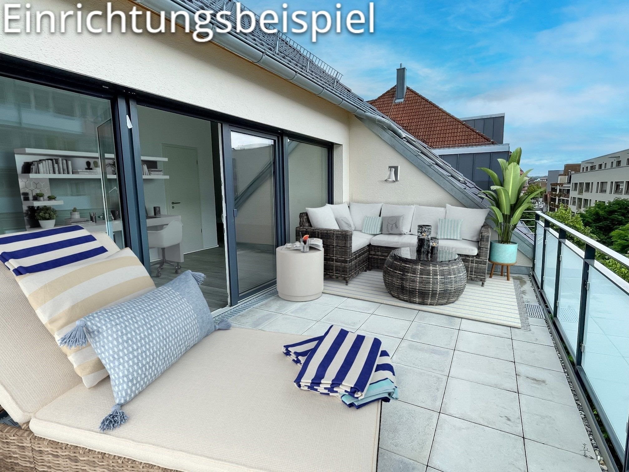 Penthouse zum Kauf provisionsfrei 499.000 € 2,5 Zimmer 93 m²<br/>Wohnfläche 5.<br/>Geschoss Unterstadt / Galgenberg Böblingen 71034