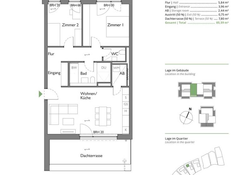 Wohnung zum Kauf 420.000 € 3 Zimmer 85,6 m² 3. Geschoss Marmorweg 7 Naunhof 04683