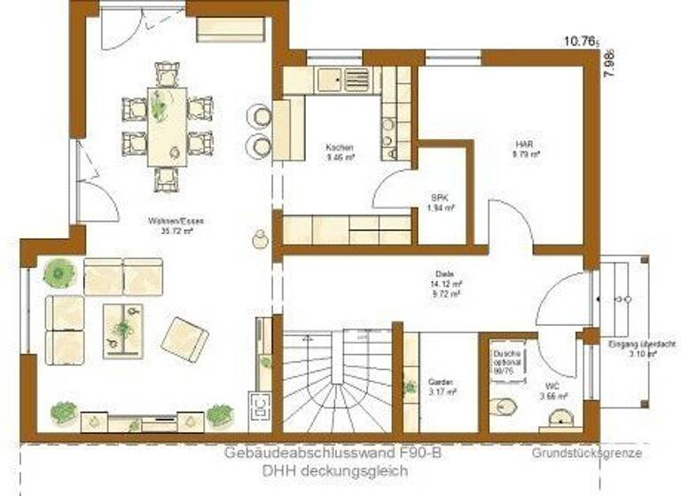 Doppelhaushälfte zum Kauf 599.800 € 4 Zimmer 144 m² 381 m² Grundstück Gartelsried Hilgertshausen-Tandern 86567