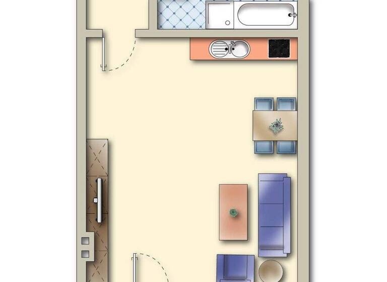 Studio zur Miete 520 € 1 Zimmer 47 m² EG Steinenbrück Overath 51491