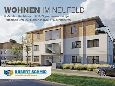 Wohnung zum Kauf provisionsfrei 465.700 € 3 Zimmer 93,7 m² 1. Geschoss Ruderatshofen Ruderatshofen 87674