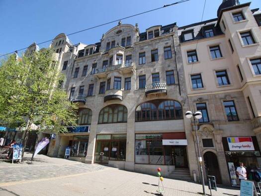 Wohnung zur Miete 260 € 2 Zimmer 51,4 m² 3. Geschoss Bahnhofstraße 16 Stadtmitte Plauen 08523