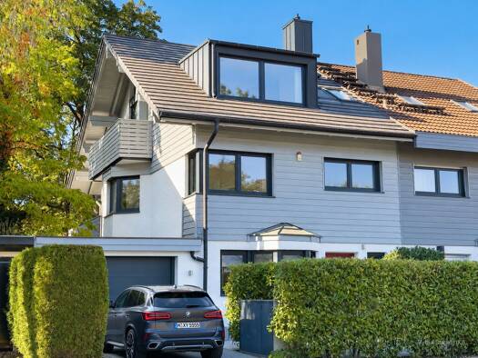 Doppelhaushälfte zur Miete 7.500 € 6 Zimmer 204 m² 312 m² Grundstück Bogenhausen München 81925