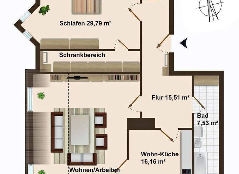 Wohnung zum Kauf 669.000 € 3 Zimmer 100 m² 4. Geschoss Pasing-Obermenzing München 81241