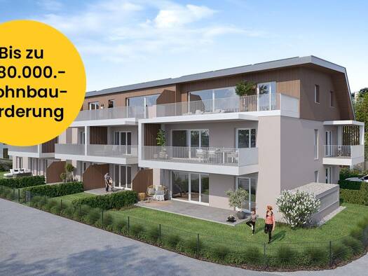 Wohnung zum Kauf - Erstbezug 461.000 € 3 Zimmer 85,7 m² 1. Geschoss Paracelsusstraße Oberndorf bei Salzburg 5110