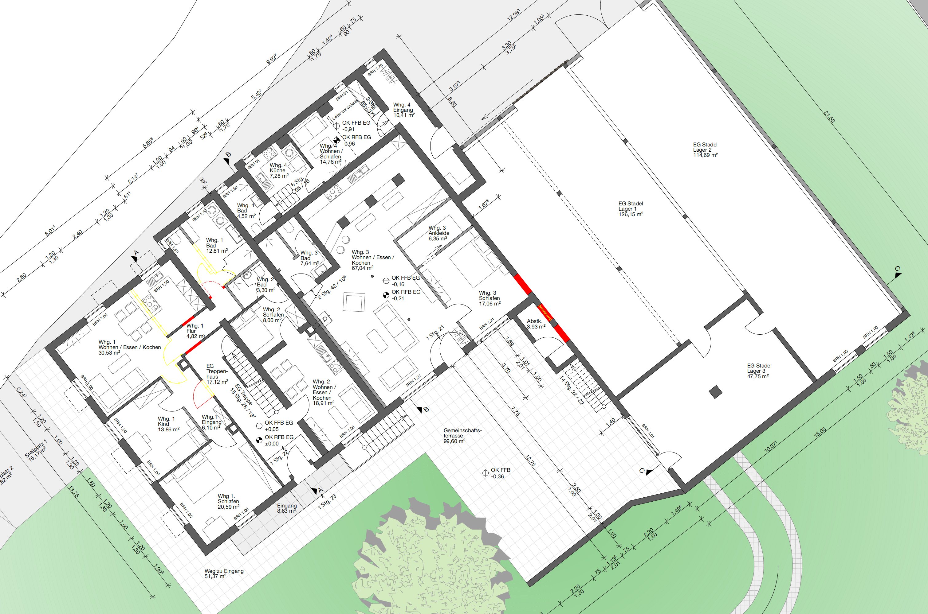 Wohnung zur Miete 990 € 3 Zimmer 120 m²<br/>Wohnfläche 2.<br/>Geschoss 01.04.2025<br/>Verfügbarkeit Kemnat Kaufbeuren 87600