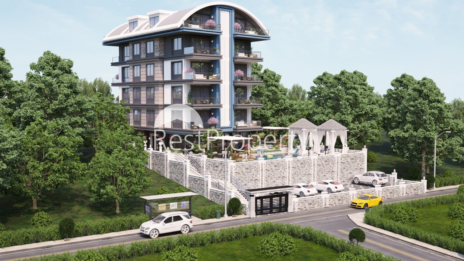 Studio zum Kauf provisionsfrei 145.000 € 2 Zimmer 60 m²<br/>Wohnfläche ab sofort<br/>Verfügbarkeit Oba Alanya