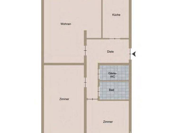 Wohnung zum Kauf 389.990 € 3 Zimmer 90,4 m² 2. Geschoss Zollstock Köln / Zollstock 50969