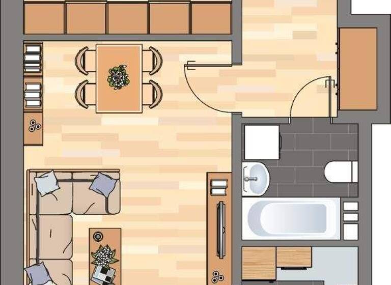 Wohnung zur Miete 409 € 2 Zimmer 58,8 m² EG frei ab 17.04.2026 Oderstraße 61 Fedderwardergroden Wilhelmshaven 26388