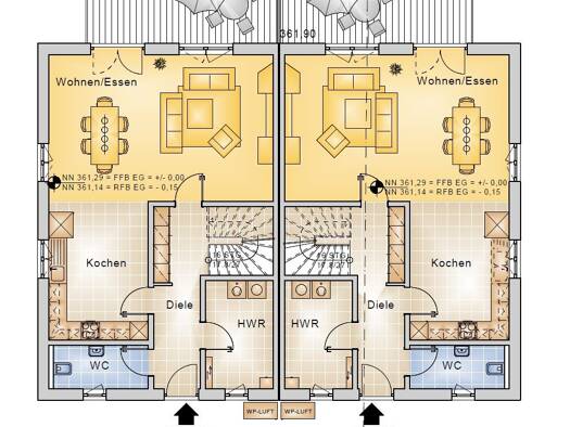 Immobilie zum Kauf - Erstbezug als Kapitalanlage geeignet 568.000 € 6 Zimmer 202 m² 500 m² Grundstück Schmidmühlen Schmidmühlen 92287