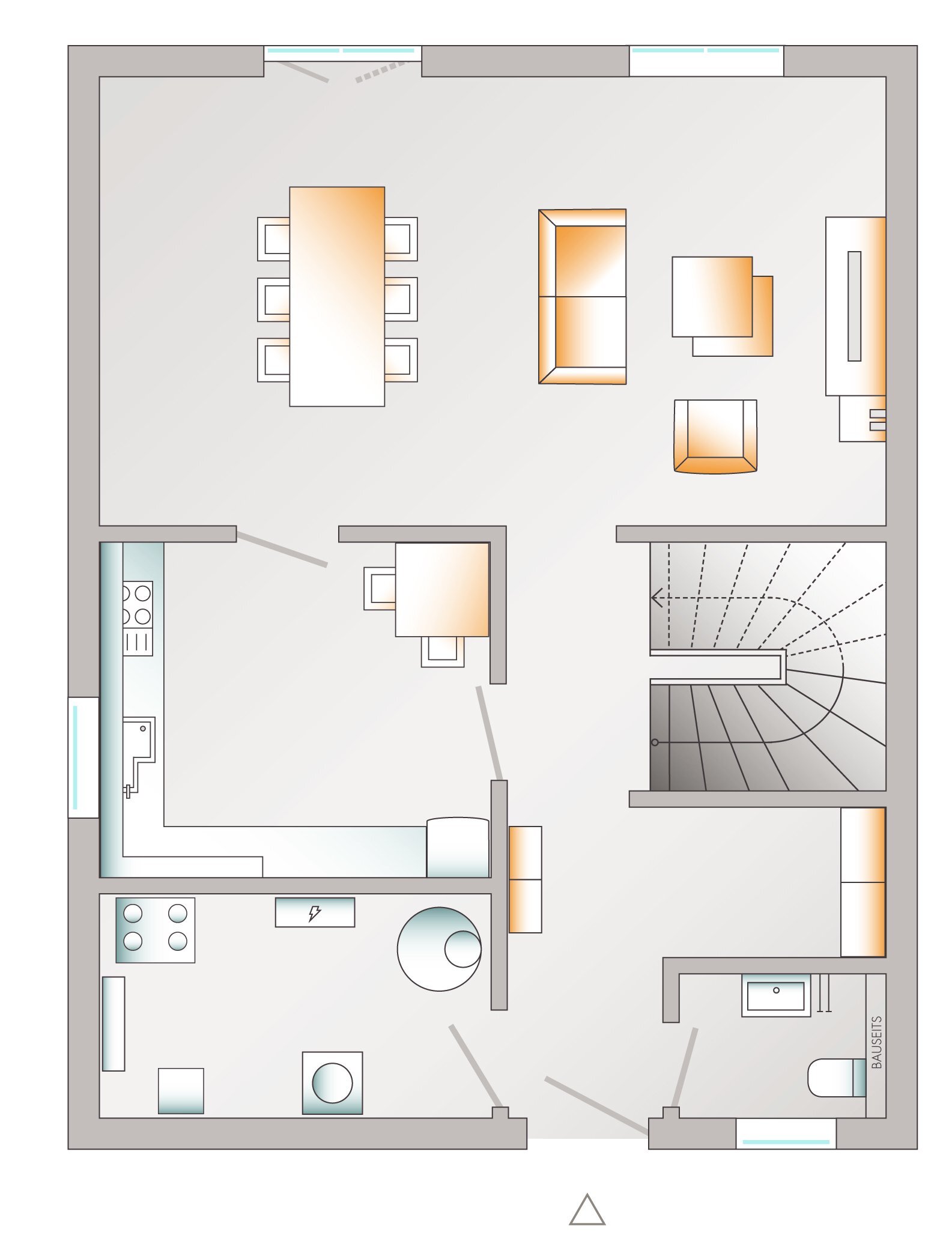 Doppelhaushälfte zum Kauf 352.000 € 4 Zimmer 123 m²<br/>Wohnfläche 310 m²<br/>Grundstück Schwand Schwanstetten 90596