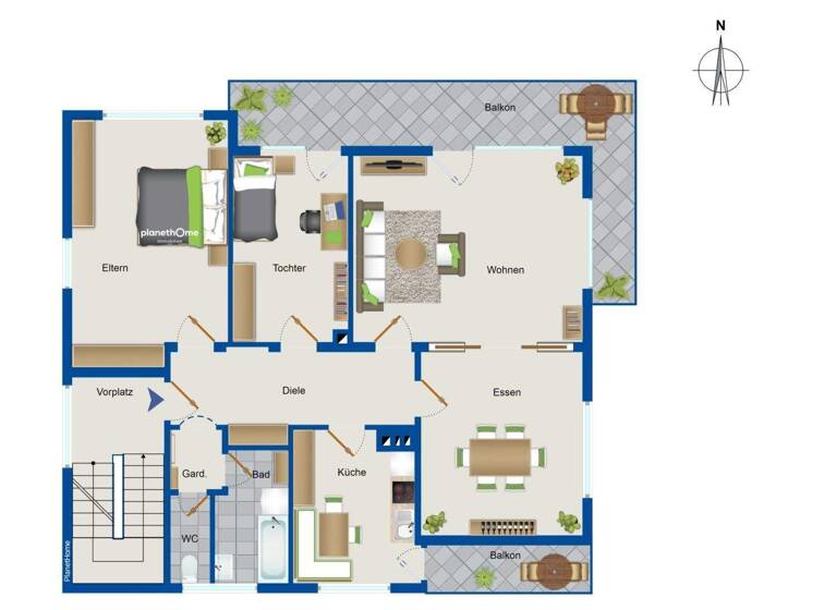 Wohnung zum Kauf 249.000 € 4 Zimmer 110 m² 2. Geschoss Lippertsreute Überlingen 88662