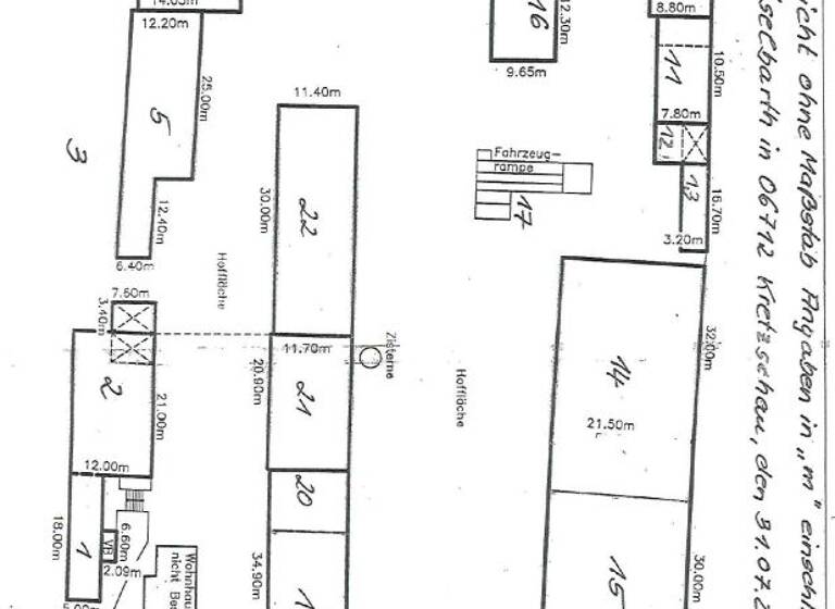 Freifläche zur Miete 2,50 € 14.000 m² Lagerfläche Kretzschau 06712