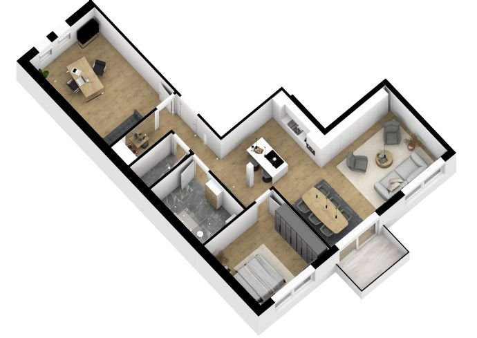 Studio zum Kauf provisionsfrei 389.500 € 3 Zimmer 107 m²<br/>Wohnfläche 2.<br/>Geschoss ab sofort<br/>Verfügbarkeit Schützenstrasse 13 Stadtgebiet Vöhrenbach 78147