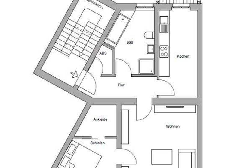 Wohnung zur Miete 690 € 2 Zimmer 69 m² frei ab 01.03.2026 Kirchhofstr. 31 A Neustadt Brandenburg an der Havel 14776
