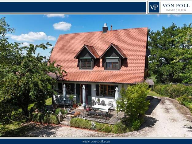 Einfamilienhaus zum Kauf 449.000 € 5 Zimmer 120 m² 3.729 m² Grundstück Wolfsbühl Wilburgstetten 91634