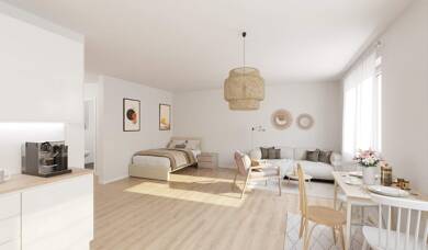 Wohnung zum Kauf - Neubau provisionsfrei 144.900 € 1 Zimmer 48 m² 1. Geschoss frei ab 01.11.2026 Mixdorfer Straße 1A Dresdener Platz Frankfurt (Oder) 15232