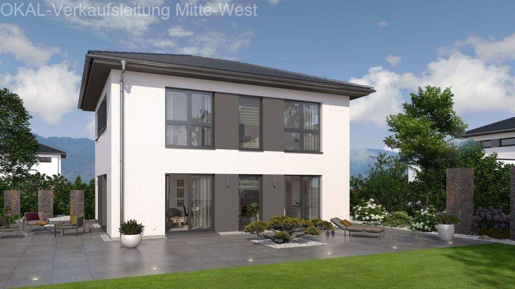 Einfamilienhaus zum Kauf - Erstbezug 635 € 5 Zimmer 155 m² 300 m² Grundstück Klein-Auheim Hanau 63456