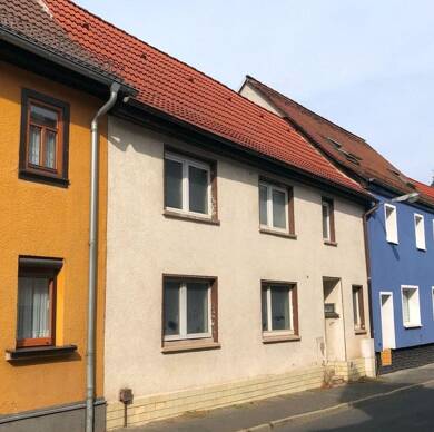 Reihenmittelhaus zur Zwangsversteigerung provisionsfrei 55.000 € 5 Zimmer 150 m² 595 m² Grundstück Friedrichstraße 17 Blankenhain Blankenhain 99444