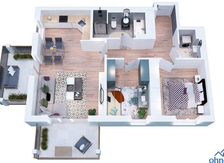 Wohnung zum Kauf provisionsfrei 668.000 € 3 Zimmer 87,6 m² 3. Geschoss Theresienbogen 23 Lohhof Unterschleißheim 85716