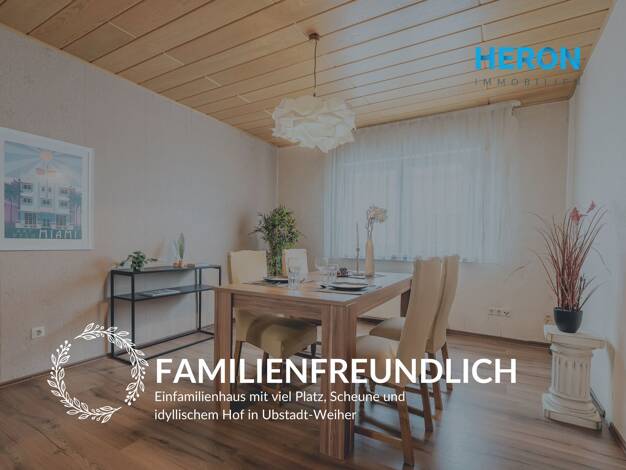 Einfamilienhaus zum Kauf 365.000 € 7 Zimmer 124 m² 258 m² Grundstück Weiher Ubstadt-Weiher 76698
