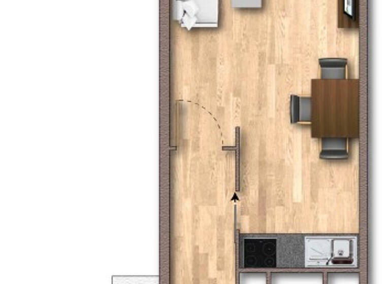 Wohnung zur Miete 364 € 2 Zimmer 46,4 m²<br/>Wohnfläche EG<br/>Geschoss Feldstraße 134 Mühlhausen Mühlhausen 99974