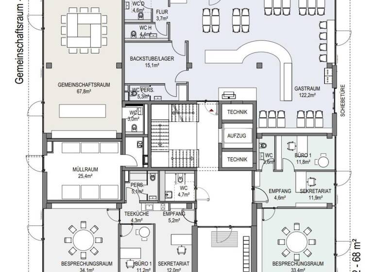 Restaurant zur Miete provisionsfrei 16,90 € 175 m² Gastrofläche Innenstadt Tübingen 72074