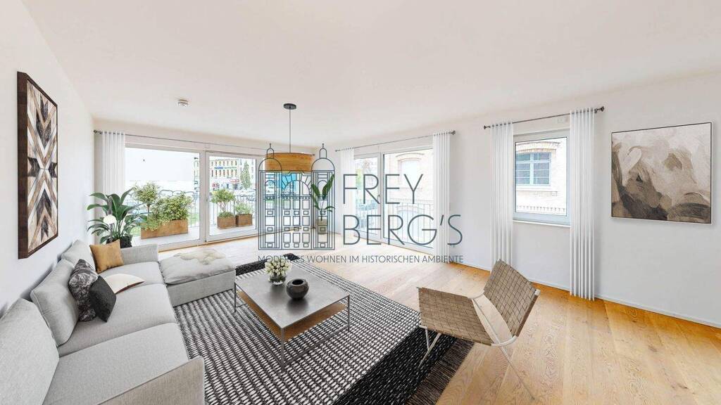 Wohnung zur Miete - Erstbezug 780 € 2 Zimmer 63,9 m² 1. Geschoss frei ab sofort Glauchaer Straße 50 Innenstadt Halle ( Saale) 06110