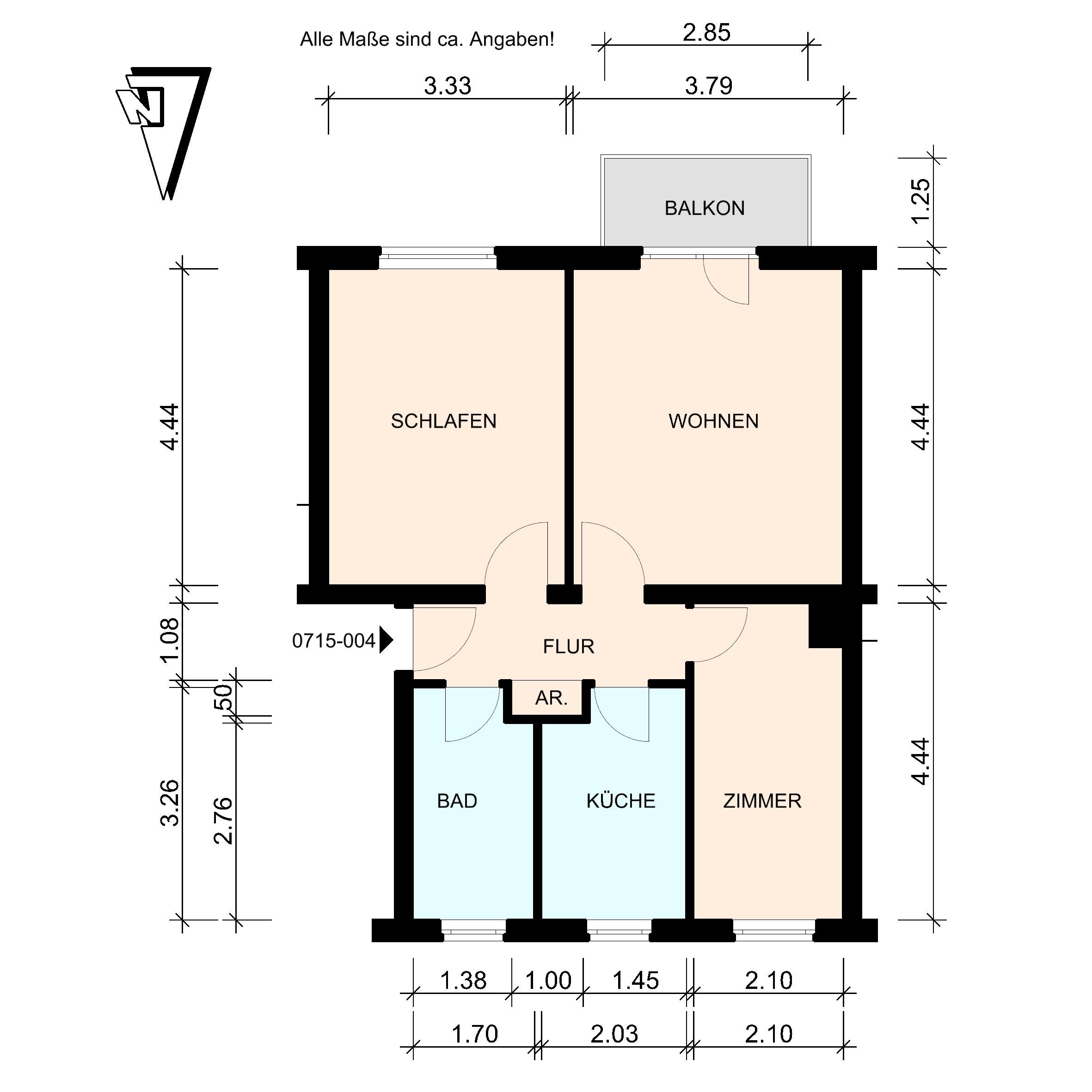 Wohnung zur Miete 327 € 2,5 Zimmer 58,2 m²<br/>Wohnfläche 1.<br/>Geschoss 01.01.2025<br/>Verfügbarkeit Fritz-Reuter-Platz 5 Warin Warin 19417