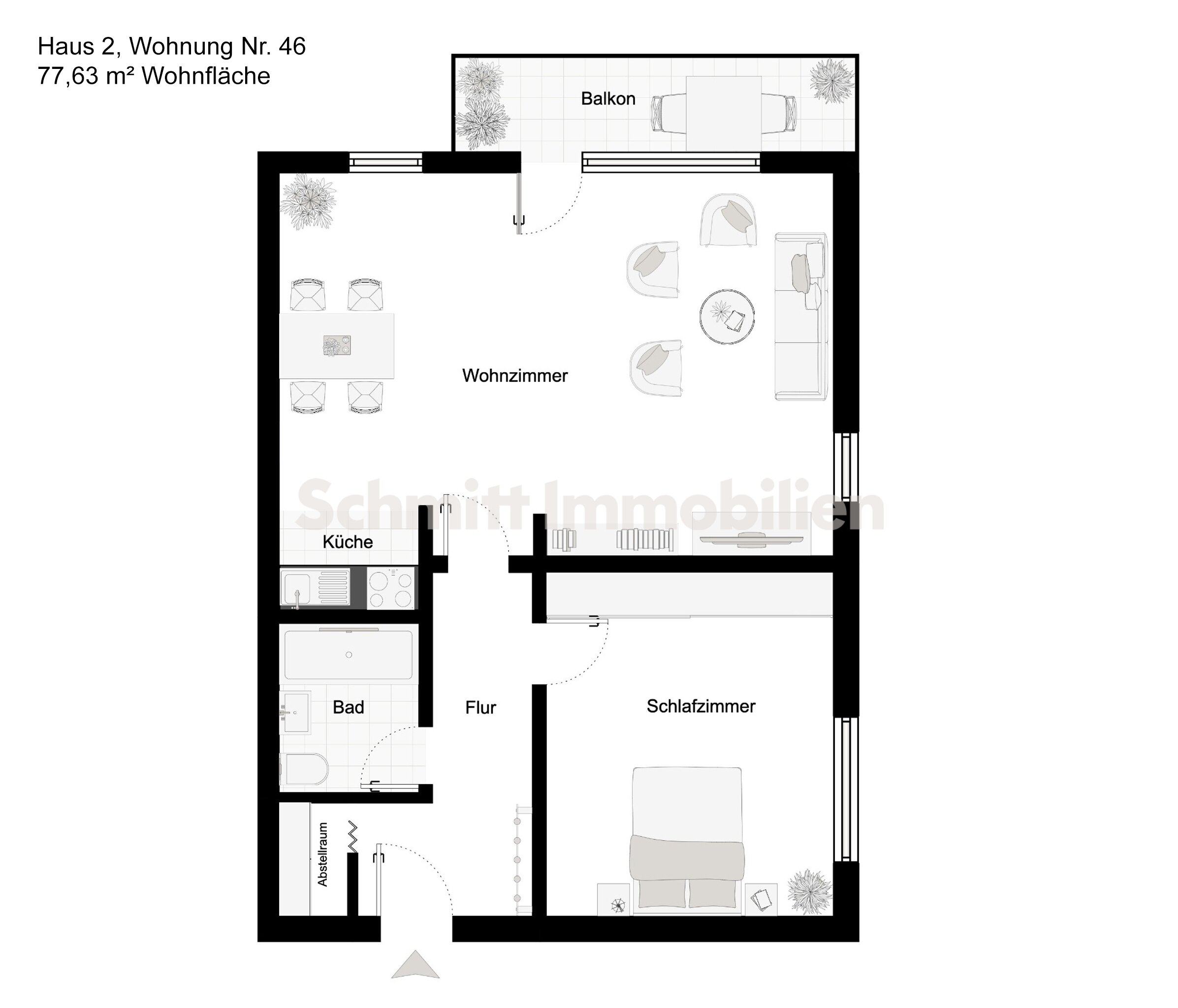 Immobilie zum Kauf als Kapitalanlage geeignet 223.000 € 2 Zimmer 78 m²<br/>Fläche Biebrich - Mitte Wiesbaden 65203