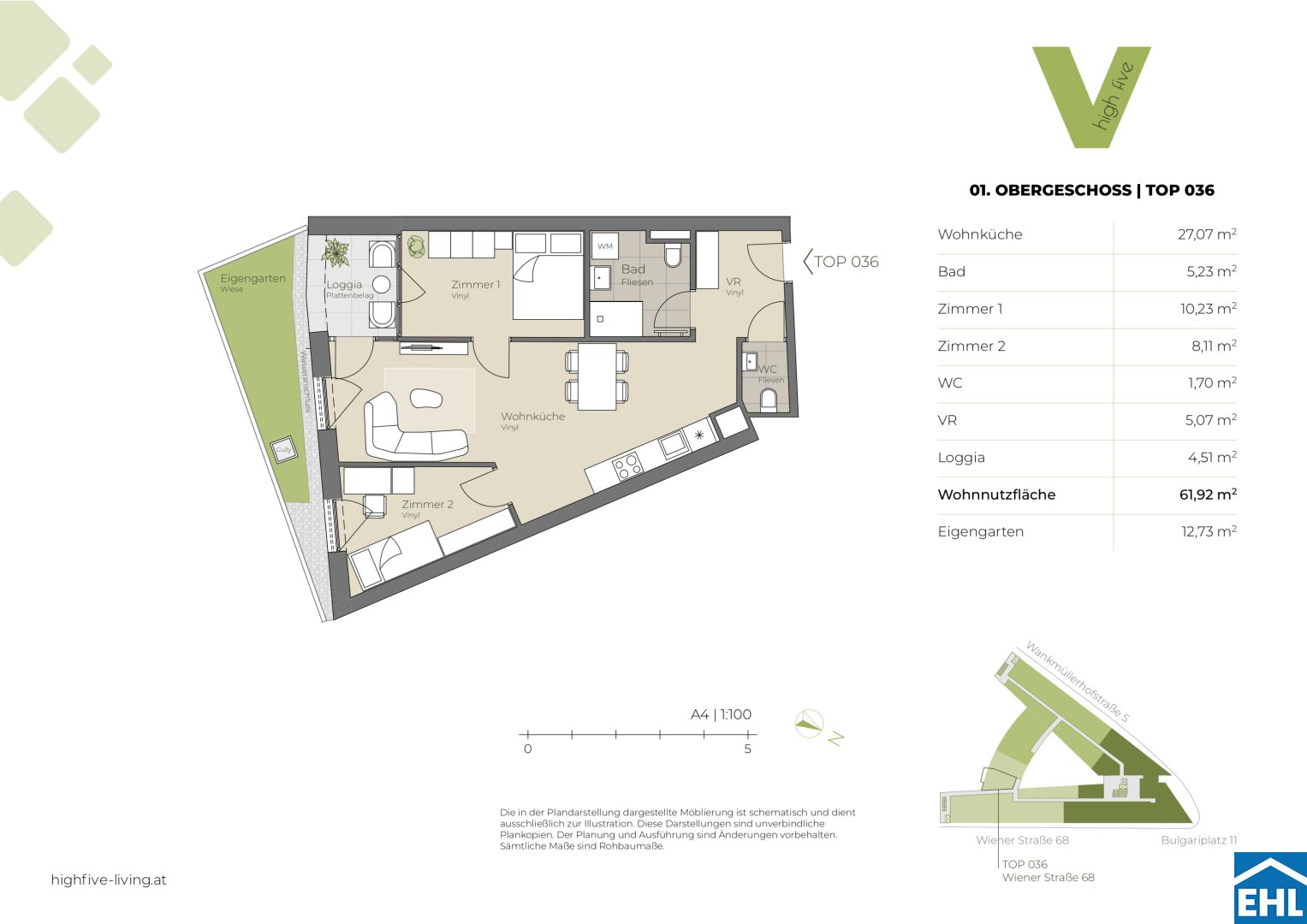 Wohnung zur Miete 764 € 3 Zimmer 57,3 m²<br/>Wohnfläche 1.<br/>Geschoss Waldegg Linz 4020