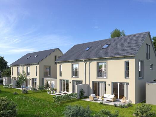 Doppelhaushälfte zum Kauf - Neubau provisionsfrei 805.000 € 5 Zimmer 149,5 m² 269 m² Grundstück Portnerstraße Täfertingen Neusäß 86356