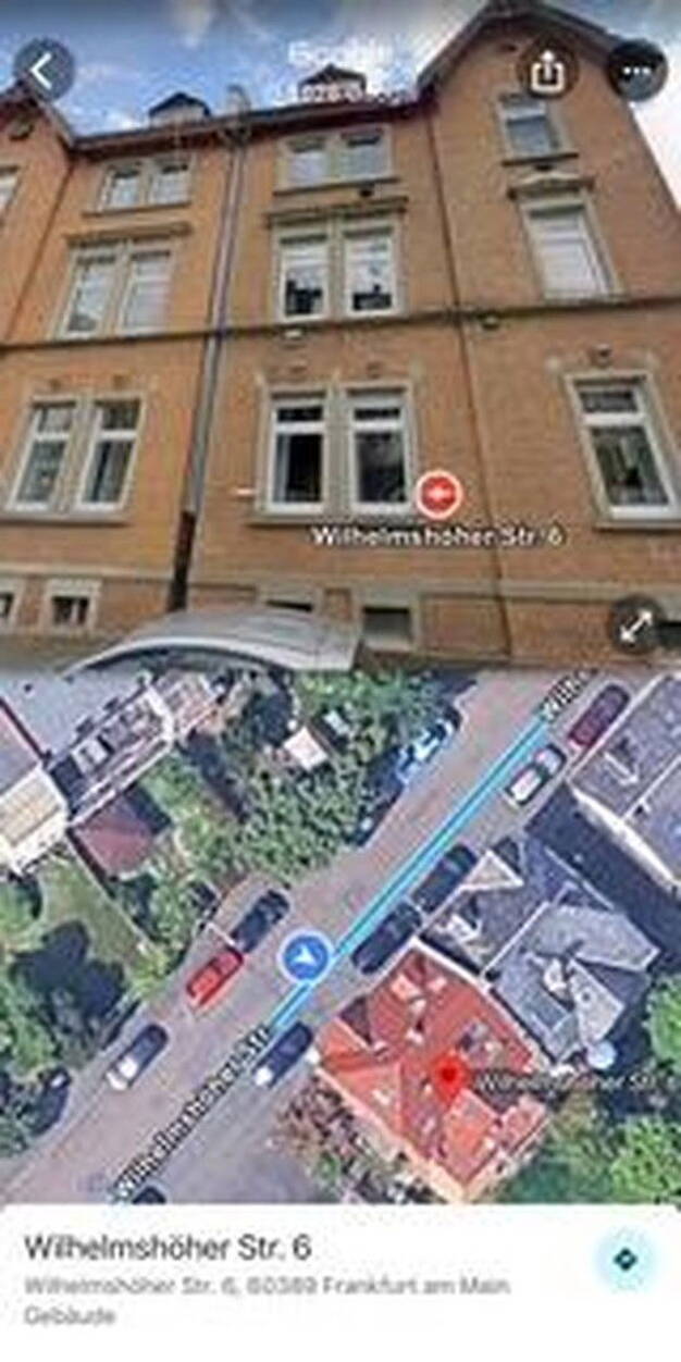 Wohnung zur Miete 1.200 € 3 Zimmer 80 m² Wilhelmshöher Straße 6 Seckbach Frankfurt/Main 60389