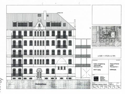 Wohnung zur Miete 650 € 2 Zimmer 51,7 m² Geschoss 2/4 frei ab 01.03.2026 Reudnitz-Thonberg Leipzig 04317