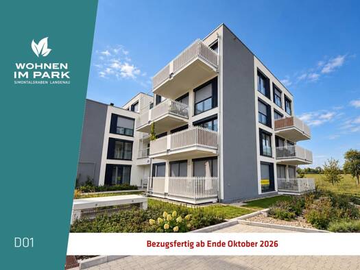 Wohnung zum Kauf - Neubau provisionsfrei 413.900 € 3 Zimmer 79,4 m² EG Am Simontalgraben 23 Langenau Langenau 89129