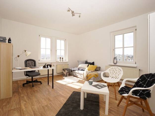 Wohnung zur Miete 160 € 1 Zimmer 20 m² 4. Geschoss Karlstraße 2 Stadtmitte Plauen 08523